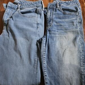 American Eagle Outfitters High Rise Women Jeans - Light Blue